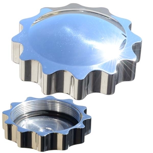 Polished Tank Sprocket Gas Cap