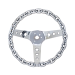 Chain 3 Spoke Chrome Wheel (11")