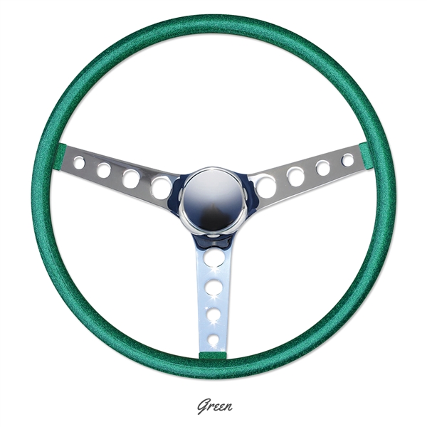 MOONEYES ORIGINAL California Metal Flake Finger Grip Steering