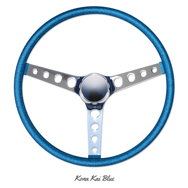 MOONEYES ORIGINAL California Metal Flake Finger Grip Steering