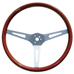 GT Classic 15-inch Slotted Spoke Wood Steering Wheel