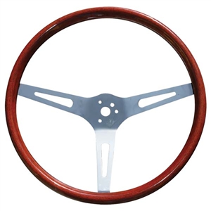 GT Classic 15-inch Slotted Spoke Wood Steering Wheel