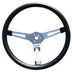 GT Classic 15-inch Slotted Spoke Foam Grip Steering Wheel