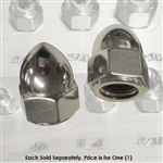 Chromed Acorn Nuts