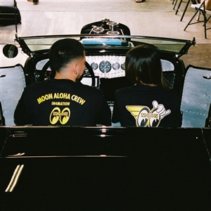 in4mation x MOONEYES Express T-shirt