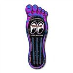 Loser Machine x MOONEYES Barefoot Skateboard Deck -Neon