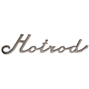 Script Emblem - Hot Rod