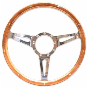 Lecarra 15" Mahogany Steering Wheel