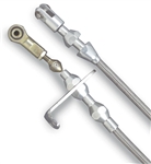 Lokar Hi-Tech Braided S/S Throttle Cable for Blower Drives