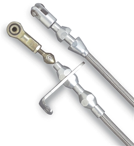 Lokar Hi-Tech Braided S/S Throttle Cable for Blower Drives
