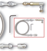 Lokar Hi-Tech Braided S/S Throttle Cable