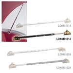 Lokar 3-Level Adjustable Hood and Trunk Prop - Black