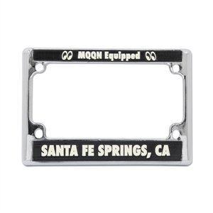 MOON Equipped SANTA FE SPRINGS, CA Metal License Frame for US Motorcycle