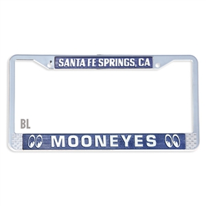 MOONEYES Santa Fe Springs License Frame with Black Recess