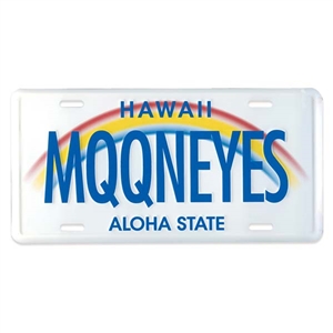 MOONEYES Aloha License Plate
