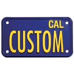 Blue Plate "CUSTOM" for MC
