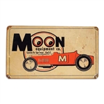 MOON Equipment Co. Roadster Vintage Style Metal Sign