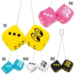 MOON Fuzzy Dice Keyring