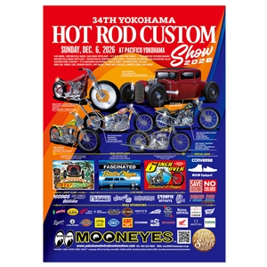 34th YOKOHAMA HOT ROD CUSTOM SHOW 2026 Poster (Photo)