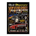 MOONEYES New Yearâ€™s Party 2024 Poster