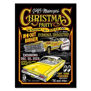 MOONEYES CHRISTMAS   Party 2025 Poster