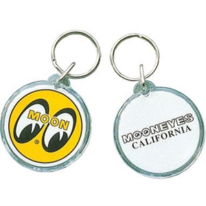 Mooneyes California MOON Logo Key Chain with Metal Ring