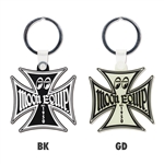 MOON Equipped Iron Cross Keychain