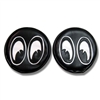 Pair of MQQN Eyes Black Headlight Covers