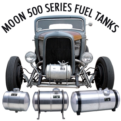 MOONEYES Original Fuel Tanks: MOON 500 Series Gas Tank: 2 Gallon