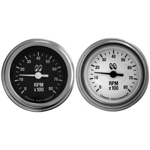2" In-Dash Tachometer (White or Black)