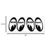 Moon Equipped Eyes Decals Right/Left Large (10" x 11.25") Pair