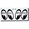 MOON Equipped Eyes Decals - Right/Left 4" Pair