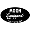 MOON Equipped Oval Sticker - Black