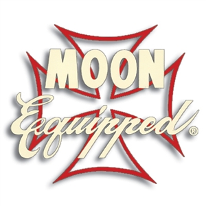 MOON Equipped Iron Cross Die Cut Decal - Ivory w/Red