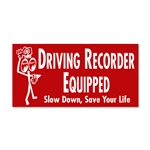 Driving Recorder Equipped Sticker