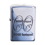 MOON Equipped Zippo Lighter Silver MOON Equipped Zippo Lighter Silver