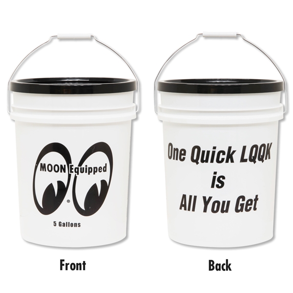 MOON Equipped Bucket (5 Gallons) White (Large)