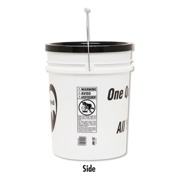 MOON Equipped Bucket (5 Gallons) White (Large)