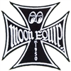 Maltese Iron Cross Moon Equip Patch - Black