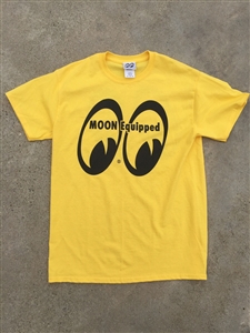 MOON Equipped Yellow Logo T-shirt
