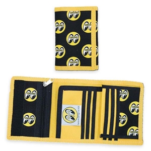 Moon Eyeball Logo Tri-Fold Wallet