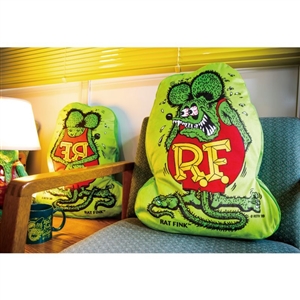 Rat Fink Die-Cut Cushion