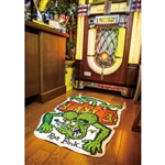 RAT FINK CARPET MAT CRUSHED UNDERFOOT