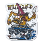Rat Fink Tin Sign Wild Child