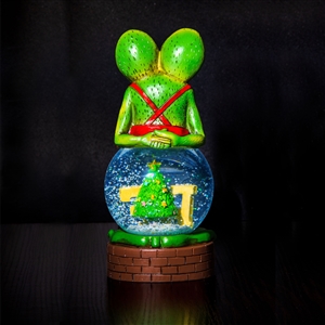 Rat Fink Snow Globe