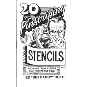 20 Pinstriping Stencils Book