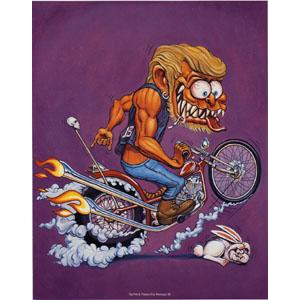 Biker Fink Dude Mini Poster