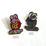 Rat Fink Hat Pin Pink