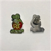 Rat Fink Hat Pin Green