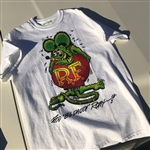 Rat Fink Color Design T-shirt - White